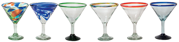 margarita glass selection